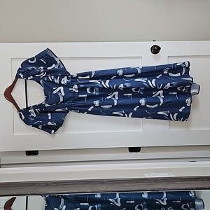 LN a new day women's XS midi fit and flair dress